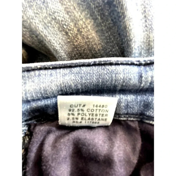 J Brand Liberty Womens Jrs  Skinny Jeans Med Wash Whiskering Size 27 - Picture 7 of 8